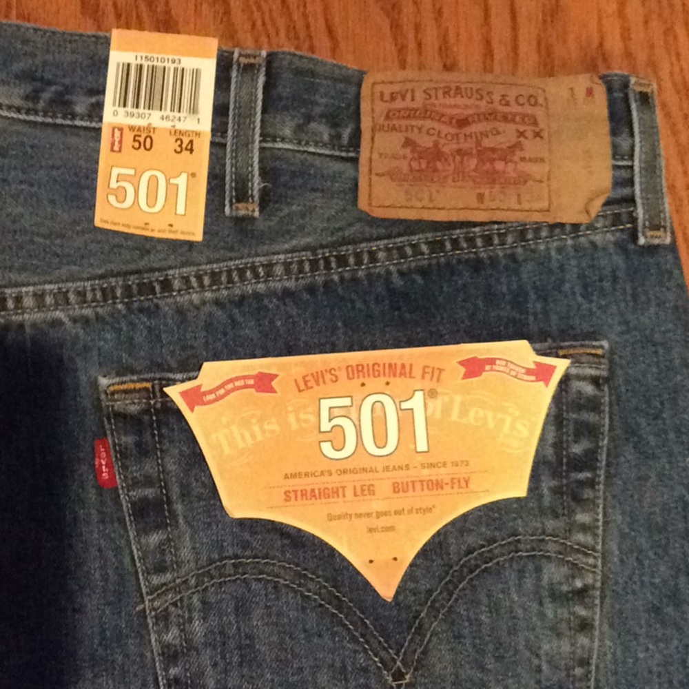 Levi’s 501 50 X 34 Button Fly